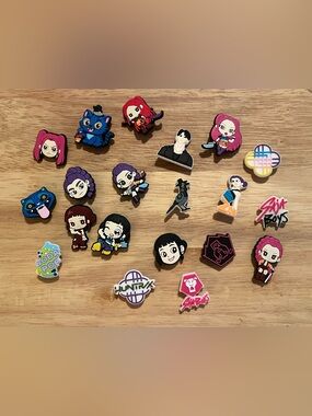 Demon Hunters Cute Cartoon Character Kids Shoe Charms Set Of 20